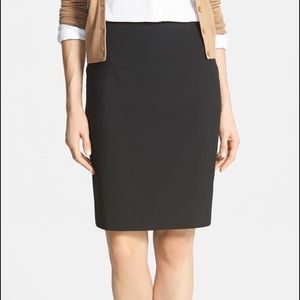 Halogen Black Pencil Skirt